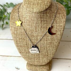I Love You To The Moon  & Back Necklace-Grandma New